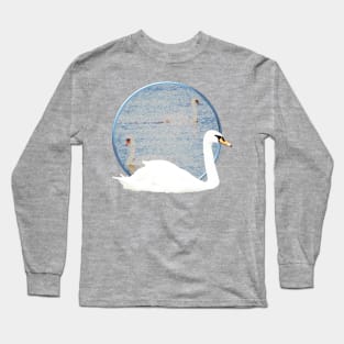 Mute Swans at the Lake Long Sleeve T-Shirt